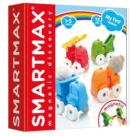 Smartmax My First Vehicles, Magnetic Vehicle Building Set SMX 226US